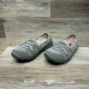 Danskin Now Taupe Gray Memory Foam Walking Shoes Women's Size 7.5